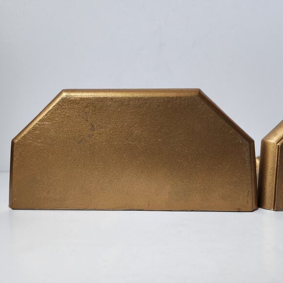 Vintage Burwood Shelves Homco Gold Hollywood 8" Regency Wall Accent Set Of 2 - Picture 3 of 10